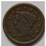 1857 Large Cent