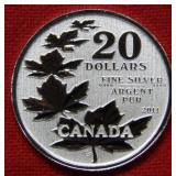 2011 $20 Canada Maple Leaf Silver Coin