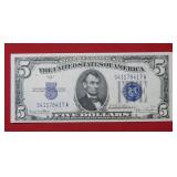1934 D $5 Silver Certificate
