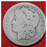 1886 S Morgan Silver Dollar