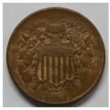 1864 Two Cent Piece