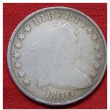 1800 Bust Silver Dollar