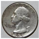 1957 Washington Silver Quarter