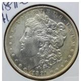 1891 O Morgan Silver Dollar