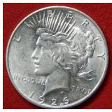 1926 D Peace Silver Dollar