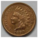 1898 Indian Head Cent - Red/Brown