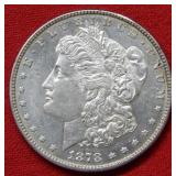 1878 Morgan Silver Dollar - 7 Tail Feathers