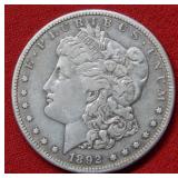 1892 S Morgan Silver Dollar