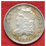 1831 Bust Half Dime