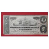 1864 $20 CSA Note Large Size #65960