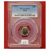 1966 SMS Mercury Dime PCGS SP67
