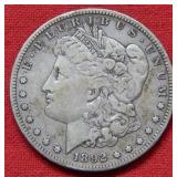 1892 S Morgan Silver Dollar