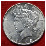1923 D Peace Silver Dollar Coin