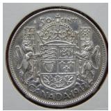 1943 Canada Silver Half Dollar