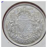 1941 Canada Silver Half Dollar