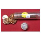 Roll of 1960 D Lincoln Cents - High Grade