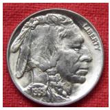 1938 D/D Buffalo Nickel