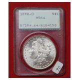 1898 O Morgan Silver Dollar PCGS MS64