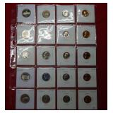 Lot of 20 Proof US Coins - Mixed Cent, Nickel,