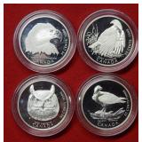 (4) 2000 Canada Silver Half Dollars