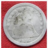 1842 O Seated Liberty Dime