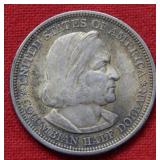 1893 Columbian Expo Silver Comm Half Dollar