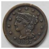 1847 Large Cent