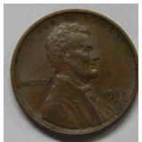 1911 D Lincoln Wheat Cent - Brown