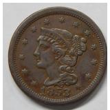 1853 Large Cent Coin