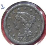 1845 Large Cent - Liberty Head