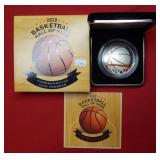2020 Basketball Hall of Fame Silver Dollar Comm