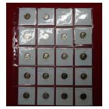 20 Proof Roosevelt Dimes dating back to 1968