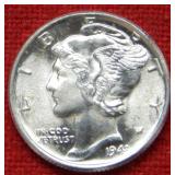 1943 Mercury Silver Dime