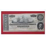 1864 Confederate $20 Note #37682