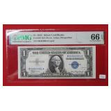 1935 $1 Silver Certificate PMG 66 Gem UNC EPQ