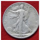 1920 S Walking Liberty Silver Half Dollar Coin