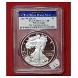 2017 W (2020) Silver Eagle PCGS PR70DCAM