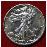1929 S Walking Liberty Silver Half Dollar Coin