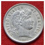 1914 D Barber Dime
