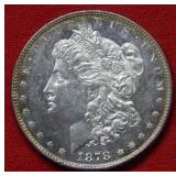 1878 Morgan Silver Dollar 7 Tail Feathers