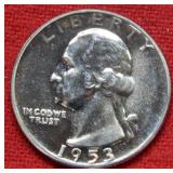 1953 Washington Silver Quarter