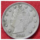 1911 Liberty Head Nickel