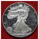 2002 Silver Eagle Proof Coin - 1 oz .999 Silver