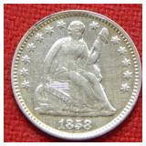 1858 Seated Liberty Half Dime