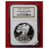 2003 W Silver Eagle NGC PF70 Ultra Cameo