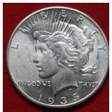 1935 Peace Silver Dollar