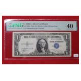 1935 A $1 Silver Certificate PMG 40