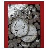 Lot of Jefferson Nickels with Free Book