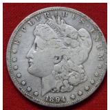 1894 S Morgan Silver Dollar