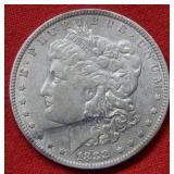 1888 O Morgan Silver Dollar - "Hot Lips" Variety